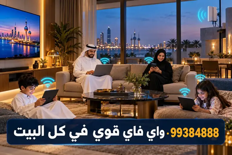 واي فاي قوي داخل البيت بعد التركيب