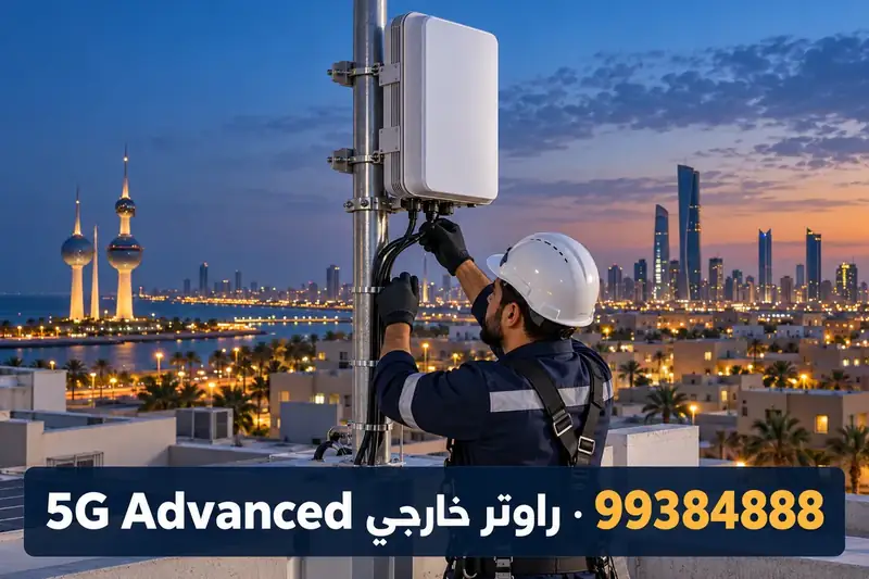 راوتر خارجي 5G على السطح